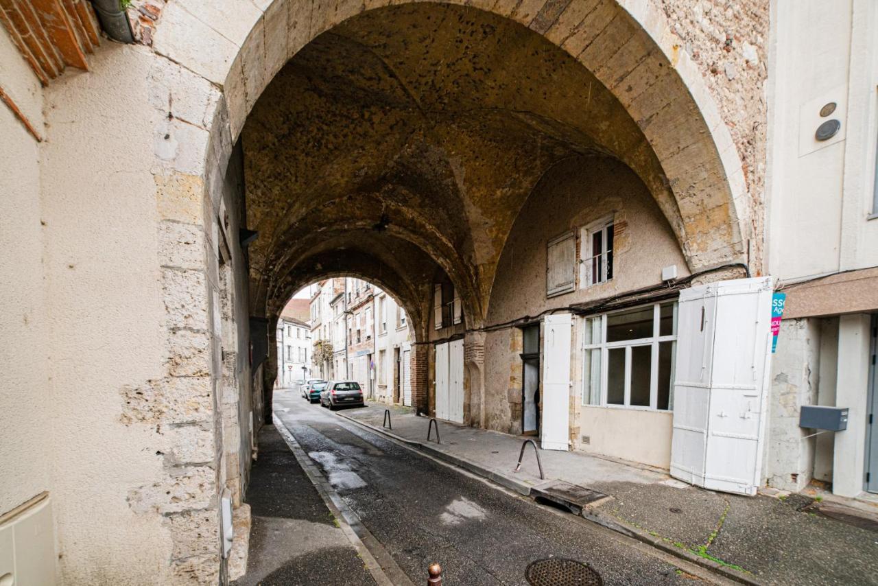 Ferienwohnung Centre Historique - Cour Privee - Arrivee Autonome Agen Exterior foto